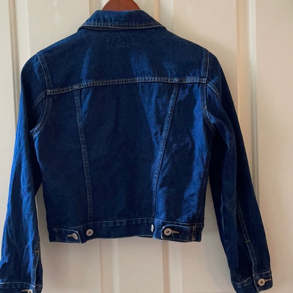 Express Jeans - Dark Jean jacket Small - like new - Picture 4 of 6